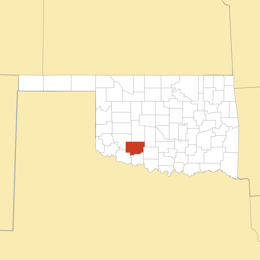 comanche county map
