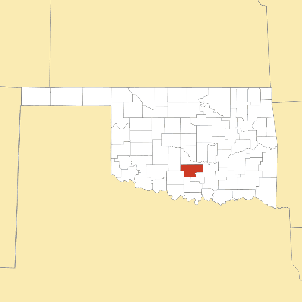 garvin county map