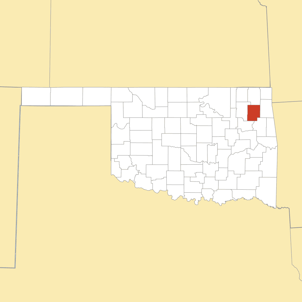 mayes county map