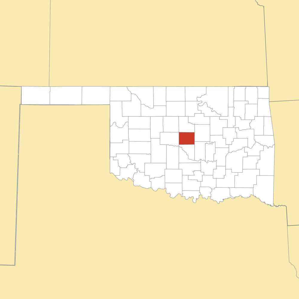 oklahoma county map