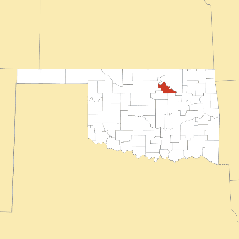 pawnee county map