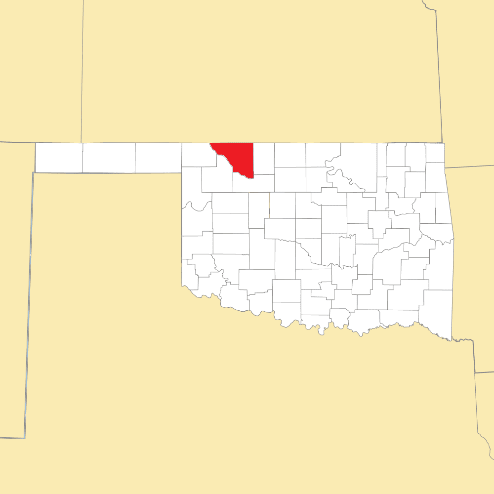 woods county map